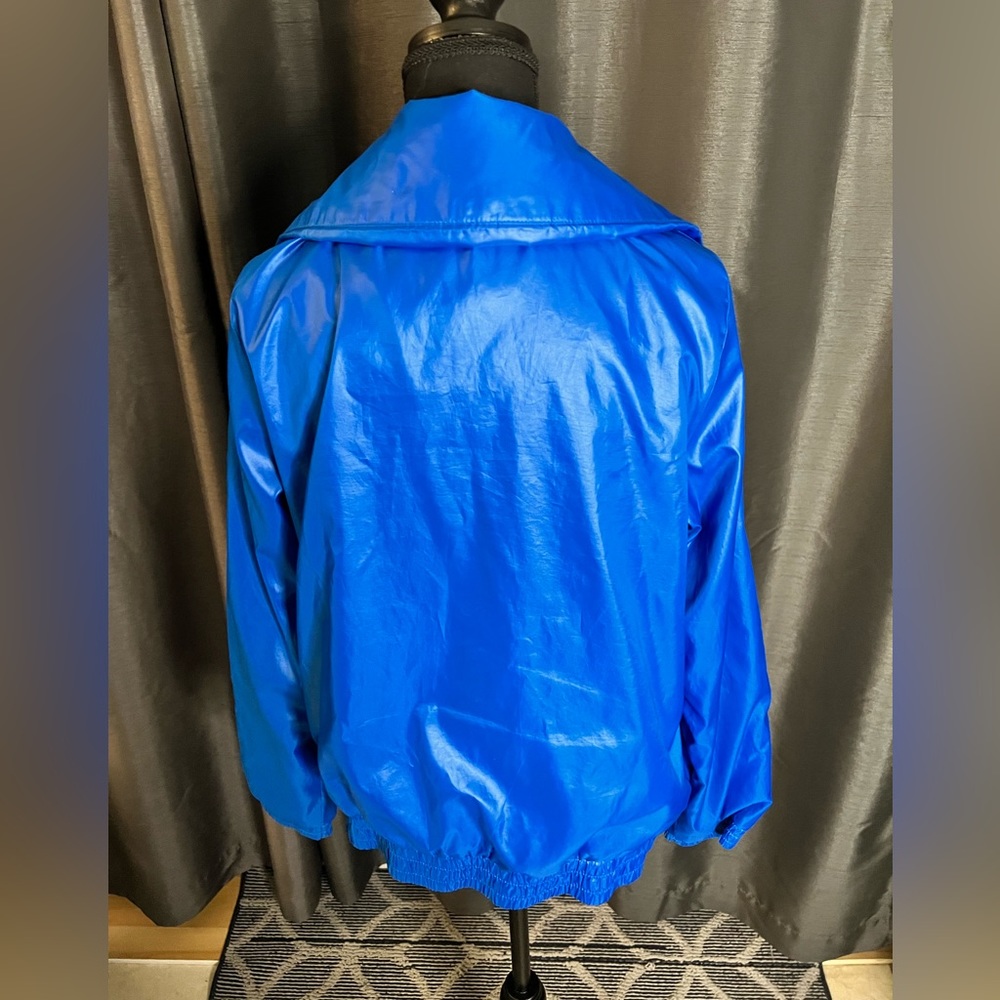 Authentic ADIDAS blue varsity jacket - Picture 6 of 7